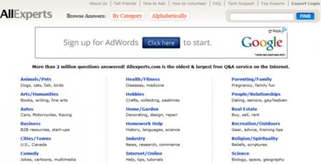 Allexperts.com – Best Place to Find Free Expert Advice