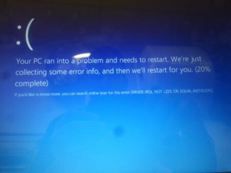 Fix DRIVER IRQL NOT LESS OR EQUAL (netio.sys) BSOD