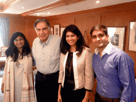 Ratan Tata_CashKaro Founders_Vani Kola_Photo