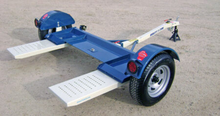 tow dolly, car towed