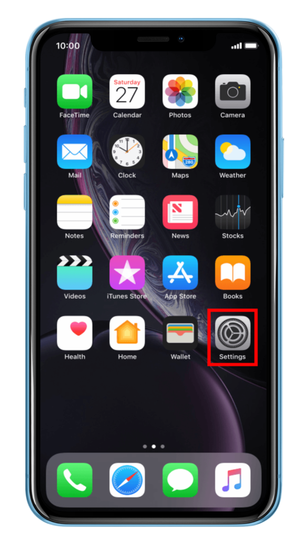 iphone settings