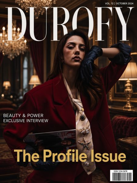 AI magazine cover style profile picture
