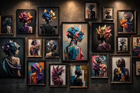 AI magazine cover art collage — creators redefining the magazine look
