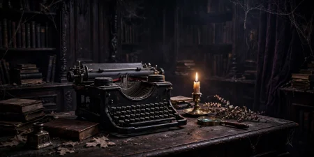 Wednesday Season 3 release date — vintage typewriter in a dark gothic study